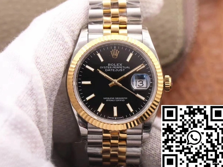 Black EW 126233 Factory Datejust Dial Rolex 0402